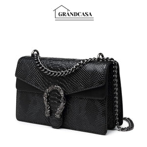 MYHOZEE Bolsas a tiracolo - estampa de serpente de couro
