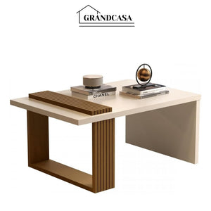 Mesa de Centro Sala JB 8020 Perola/Nature