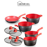 Kit Panelas 10 Itens - RedSilver