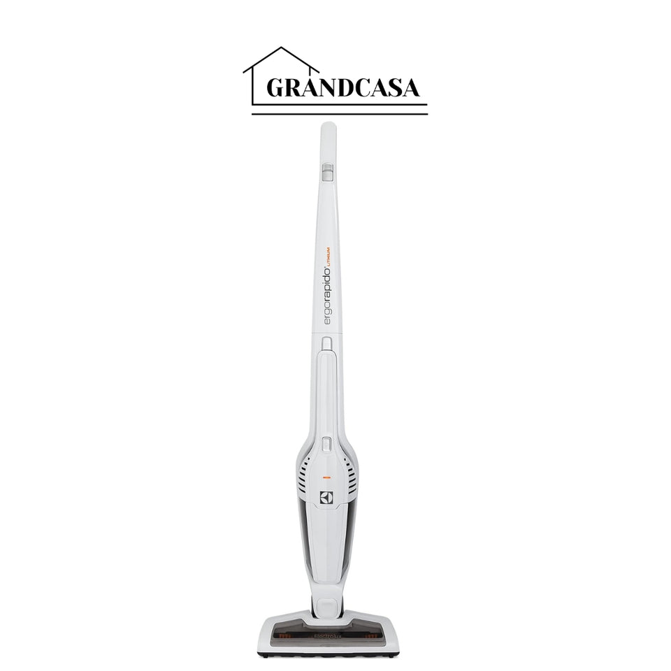 Aspirador de Pó vertical bateria Ergorapido 2 em 1 Electrolux 21min 2 velocidades capacidade 460Ml ERG21 Bivolt Branco