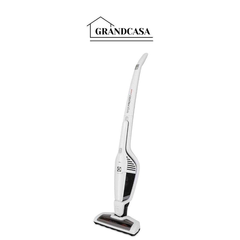 Aspirador de Pó vertical bateria Ergorapido 2 em 1 Electrolux 21min 2 velocidades capacidade 460Ml ERG21 Bivolt Branco