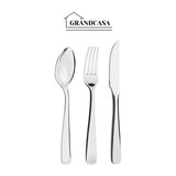 Faqueiro Aço Inox com Faca para Churrasco 72 Peças Tramontina Pacific Prata