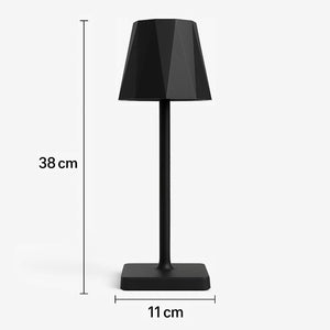 Abajur Luminária Led Mesa Touch Recarregável Sem Fio 3 Níveis de Luz Portátil