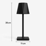 Abajur Luminária Led Mesa Touch Recarregável Sem Fio 3 Níveis de Luz Portátil