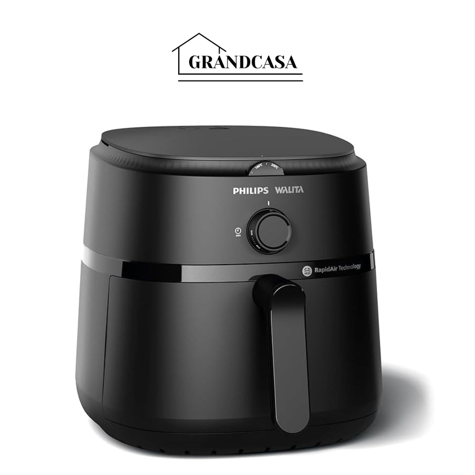 Fritadeira Airfryer Série 1000 XL, Philips Walita, 6,2 litros, Tecnologia RapidAir, Preta, 2 anos de garantia