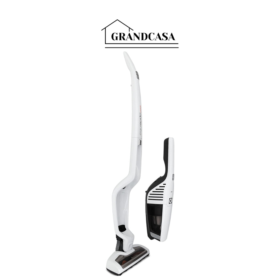 Aspirador de Pó vertical bateria Ergorapido 2 em 1 Electrolux 21min 2 velocidades capacidade 460Ml ERG21 Bivolt Branco