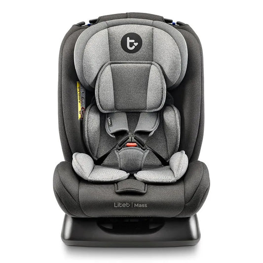Cadeirinha infantil para carro Litet Mass 0-36kg Preta e Cinza
